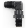 Fragola Fragola 499108-BL 90 deg -08 AN Male to 0.38 in. NPT Male Swivel Adapter; Black FRG499108-BL